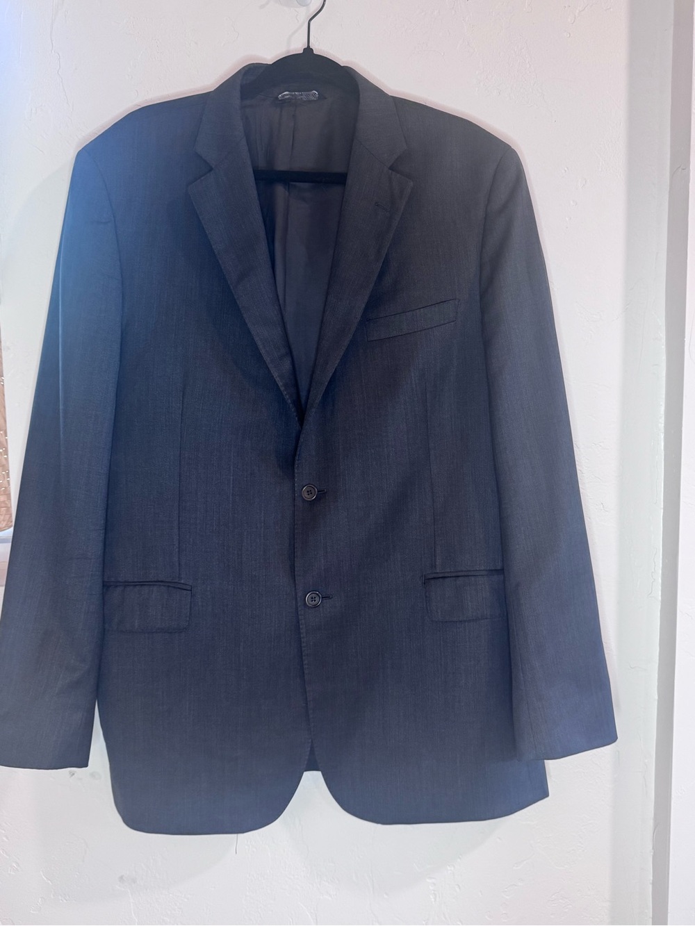 Saks Fifth Avenue 44L Ermenegildo Zegna Cloth Wool Silk Italy Blazer
